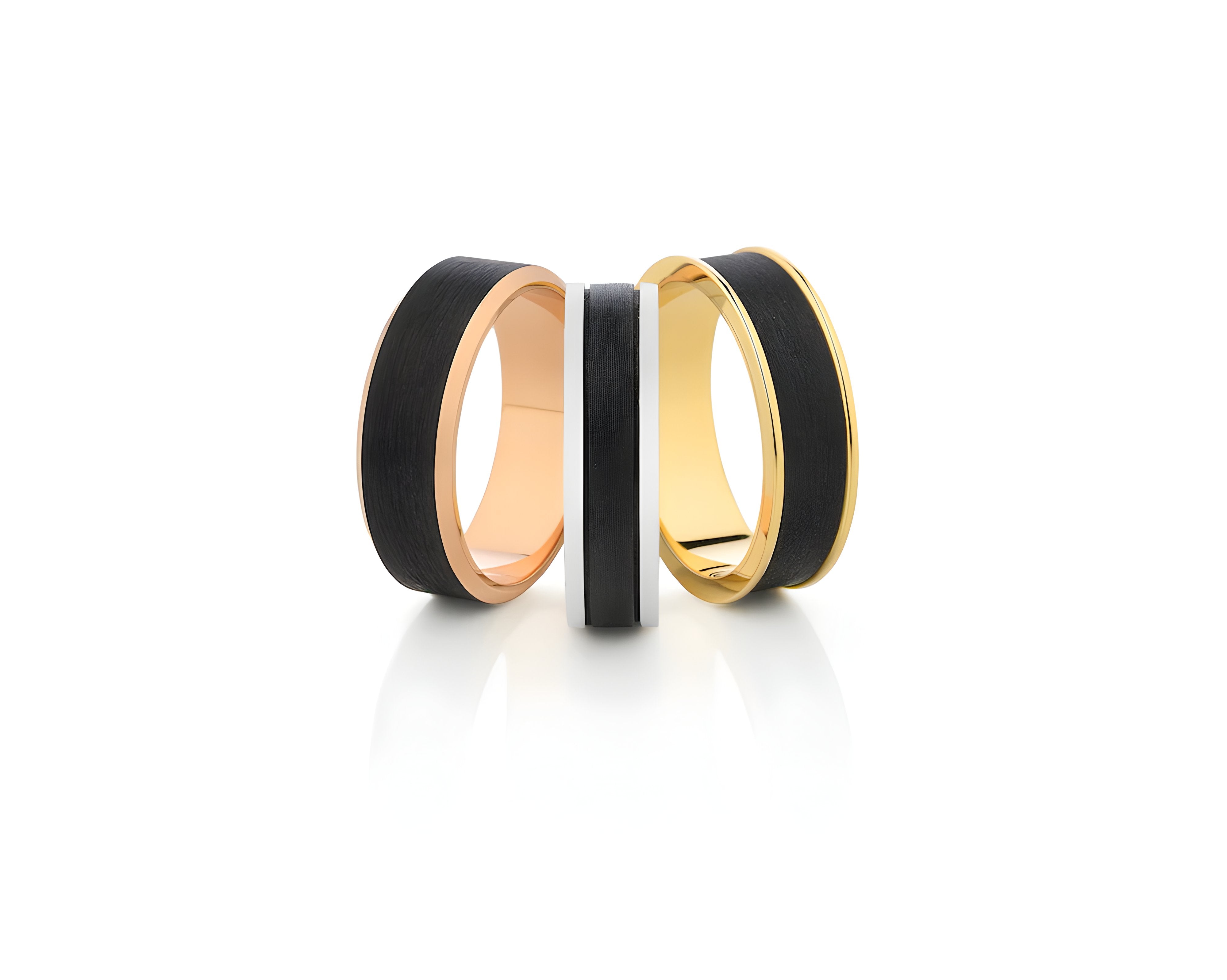 Carbon Fibre Wedding Rings