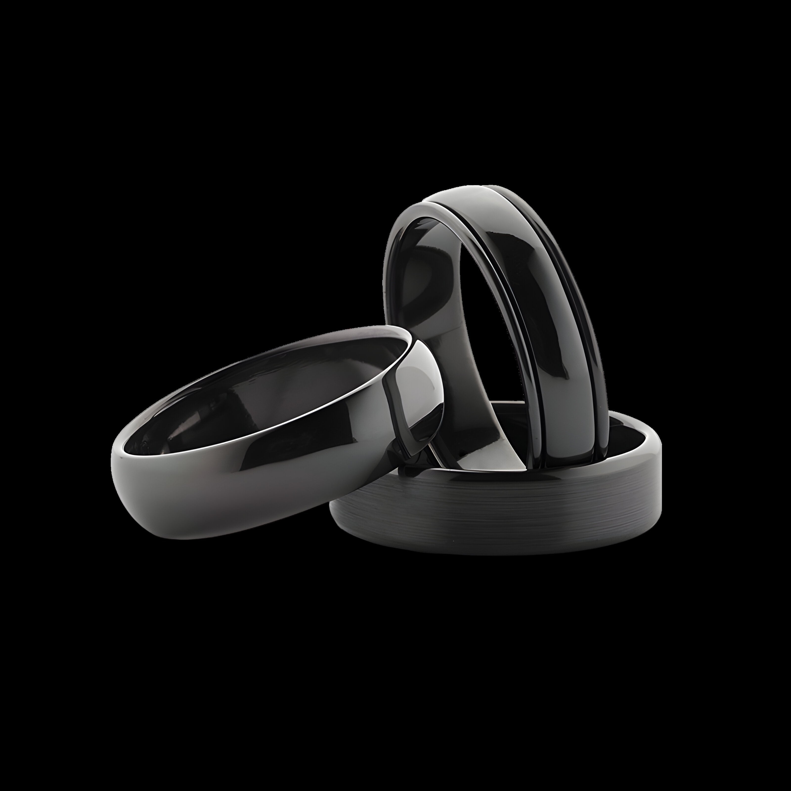 Black Wedding Rings