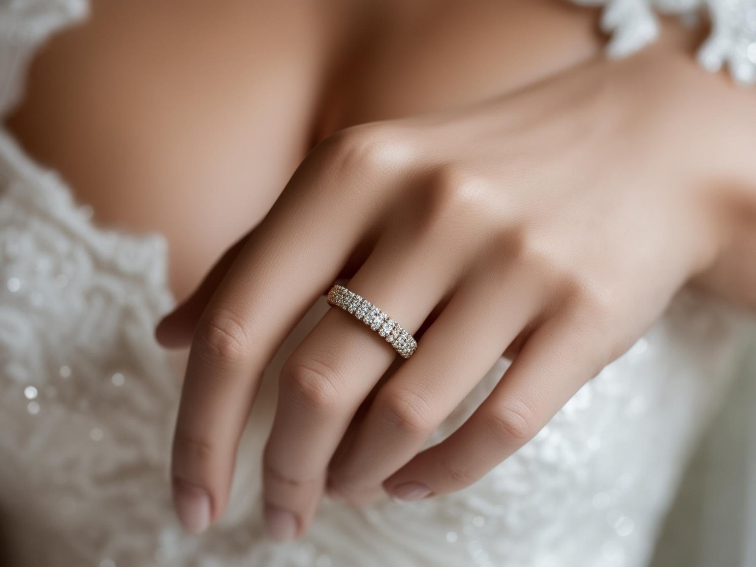 Diamond Set Wedding Rings