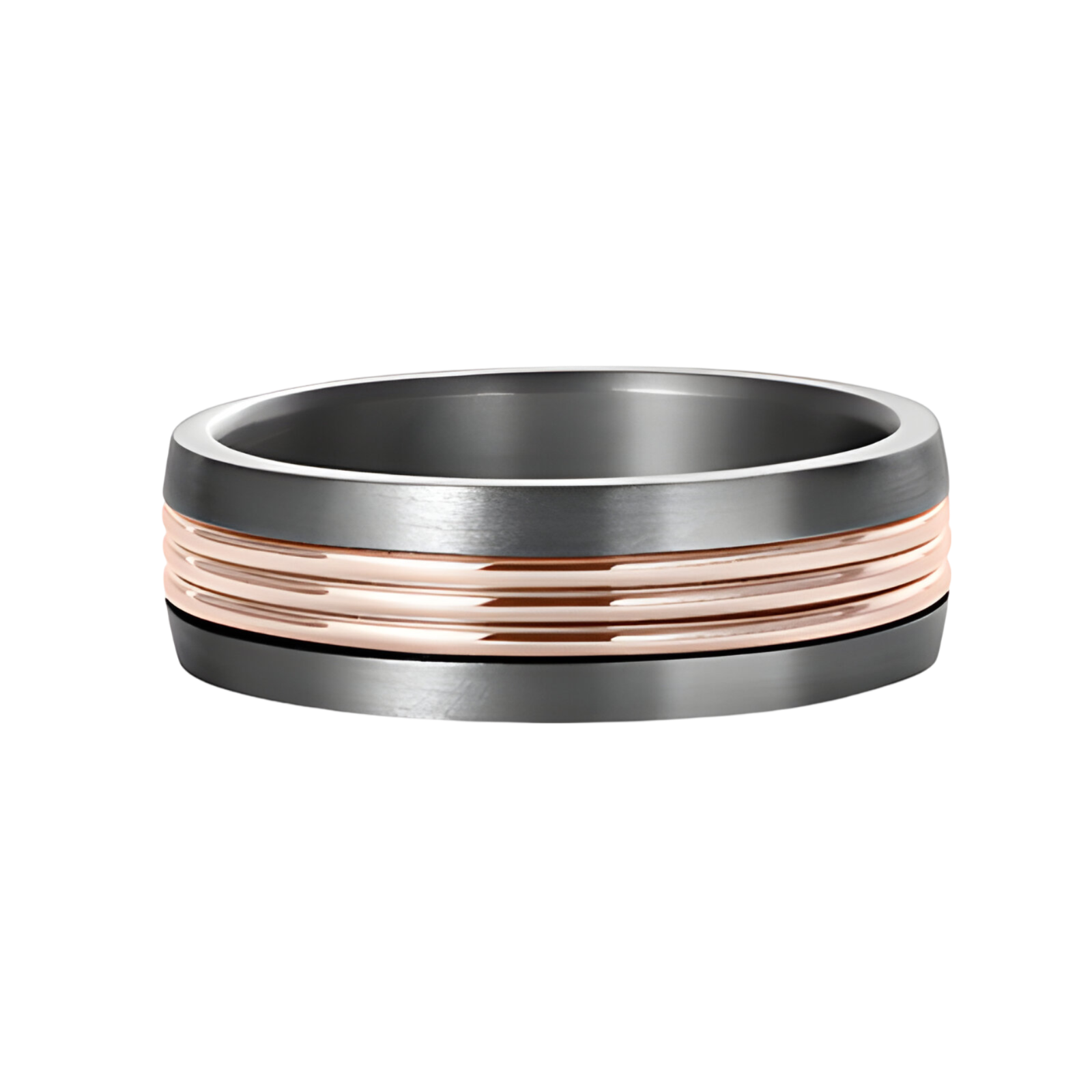 Dora Tantalum and Gold Tri Band - 590A03