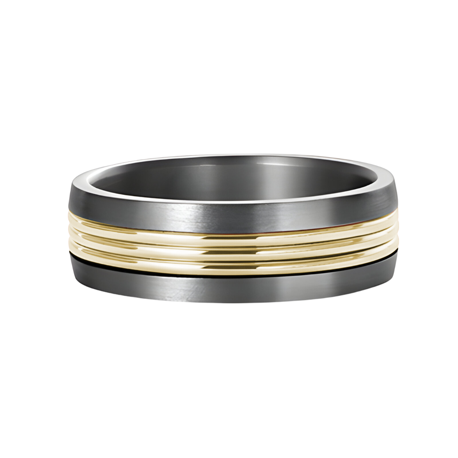 Dora Tantalum and Gold Tri Band - 590A03