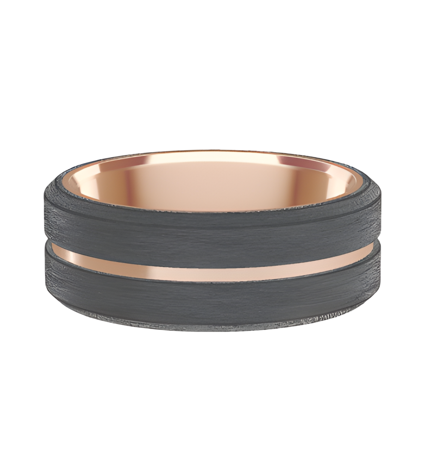 Dora Grooved Gold Tantalum and Carbon Fiber - 618A05