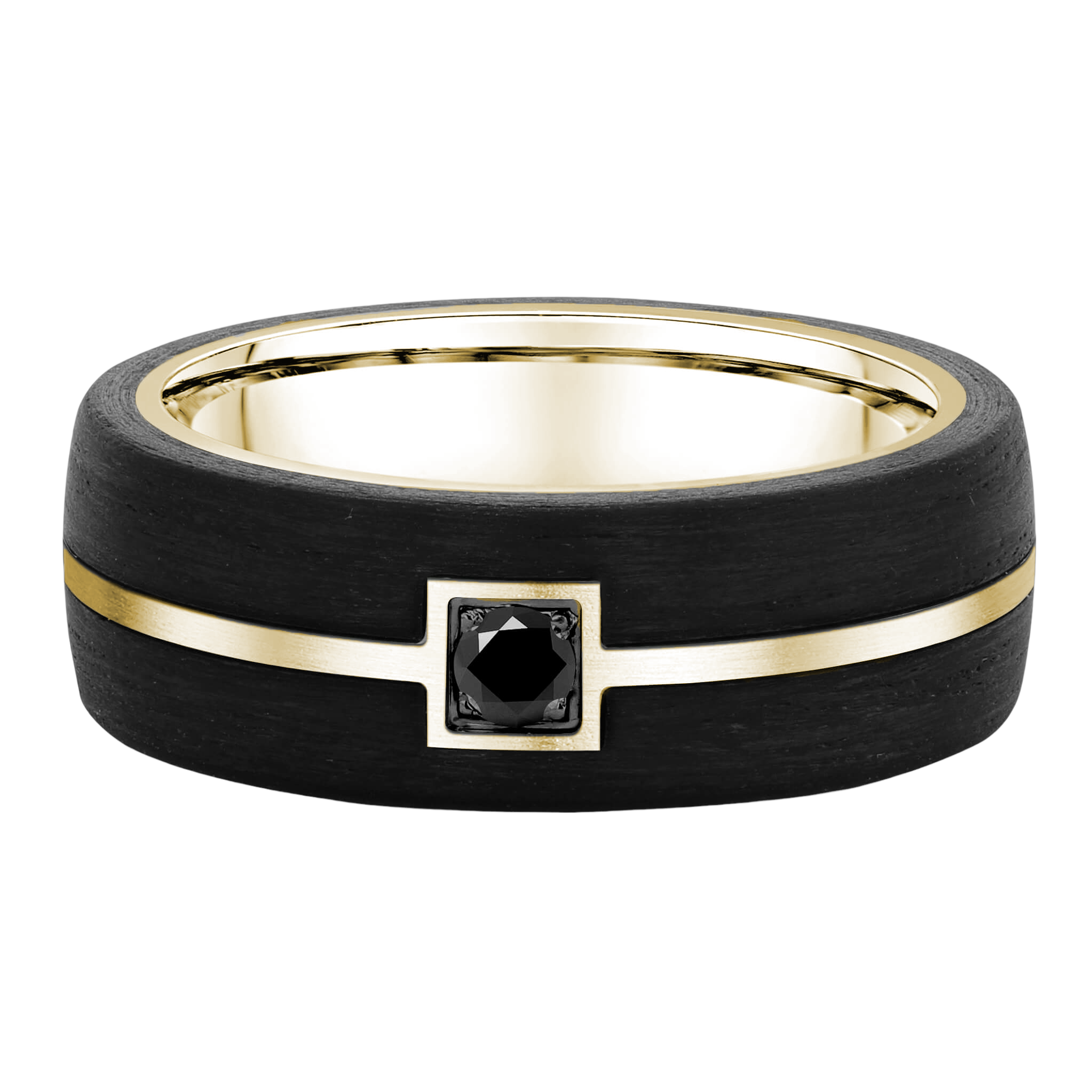 Dora Gold Black Diamond and Carbon-fiber - 666B01