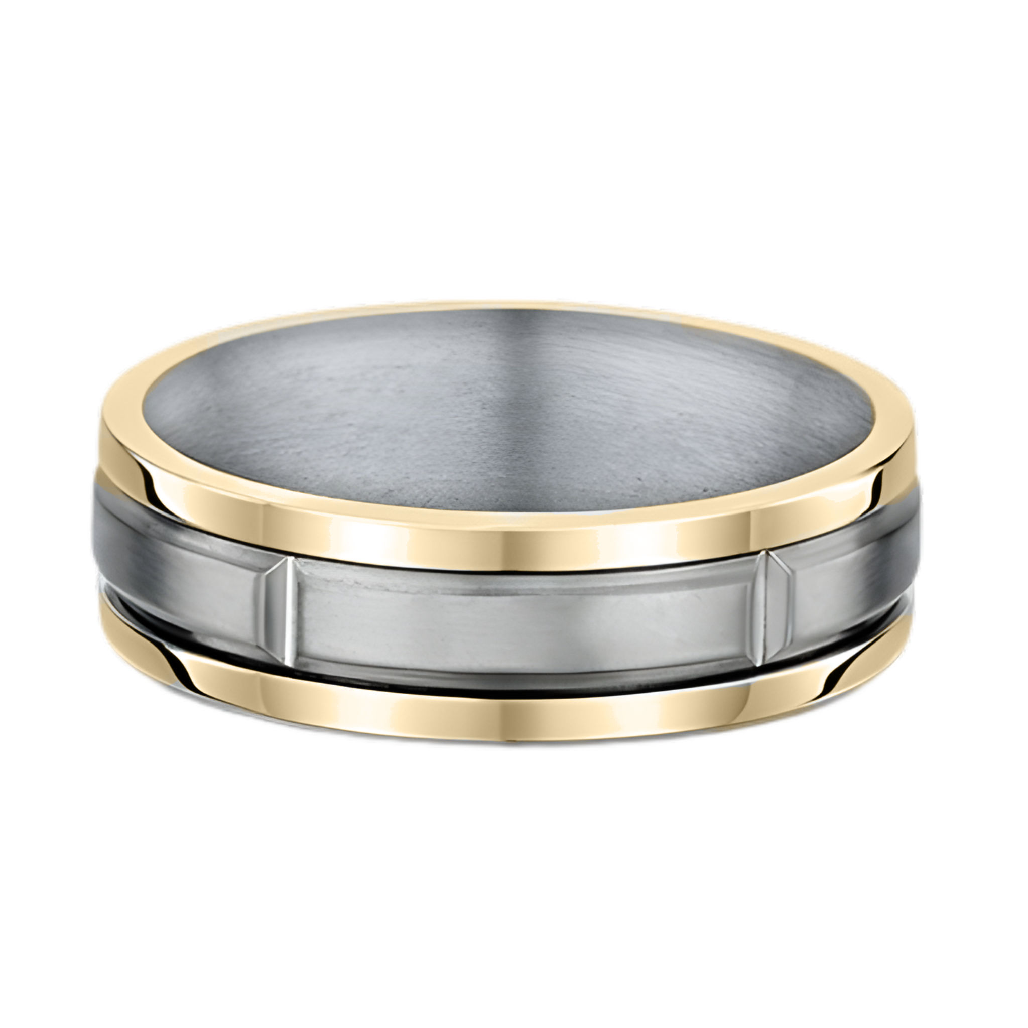 Dora Banded Titanium and Gold - 7217T00