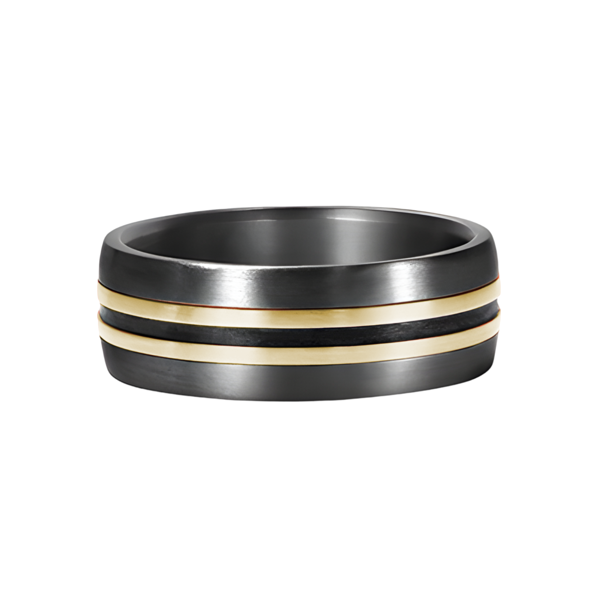 Dora Tantalum Gold and Black Carbon Fiber - 744B00