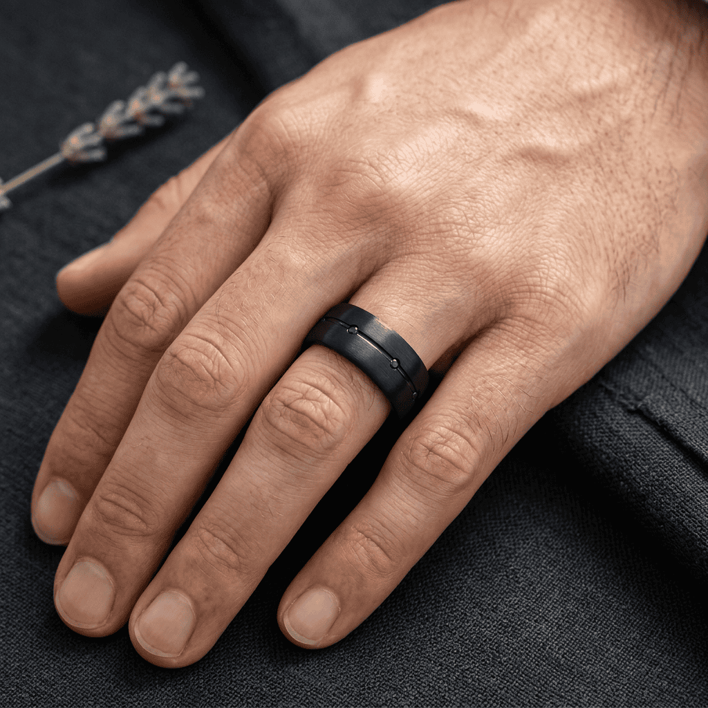 Black Zirconium & Black Diamond - B4709