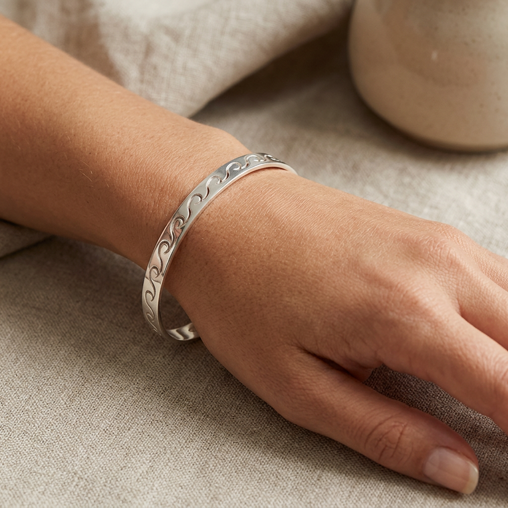 P.W Becks Surf Wave Bangle - BGHR102