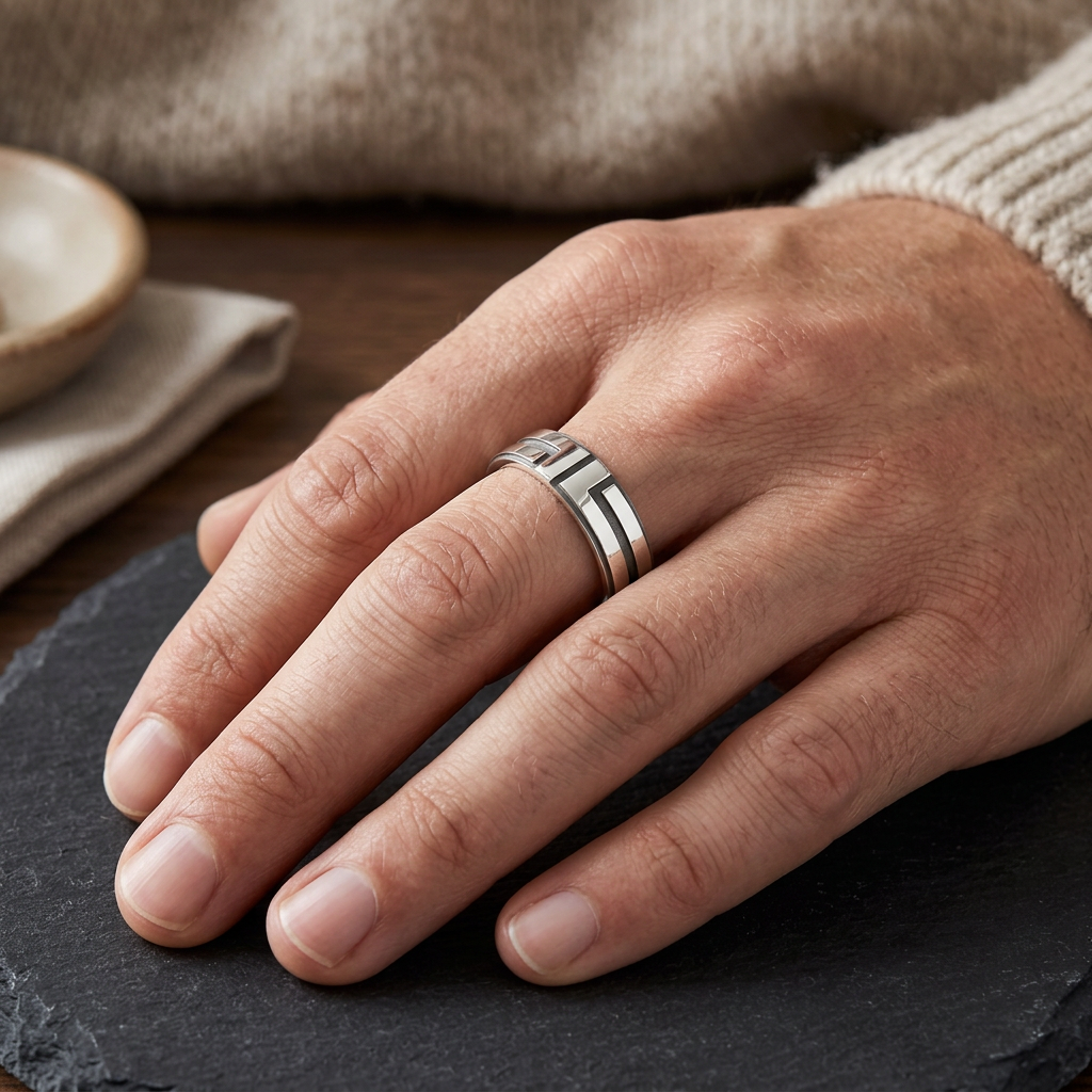 Faceted Wedding Ring - F2762