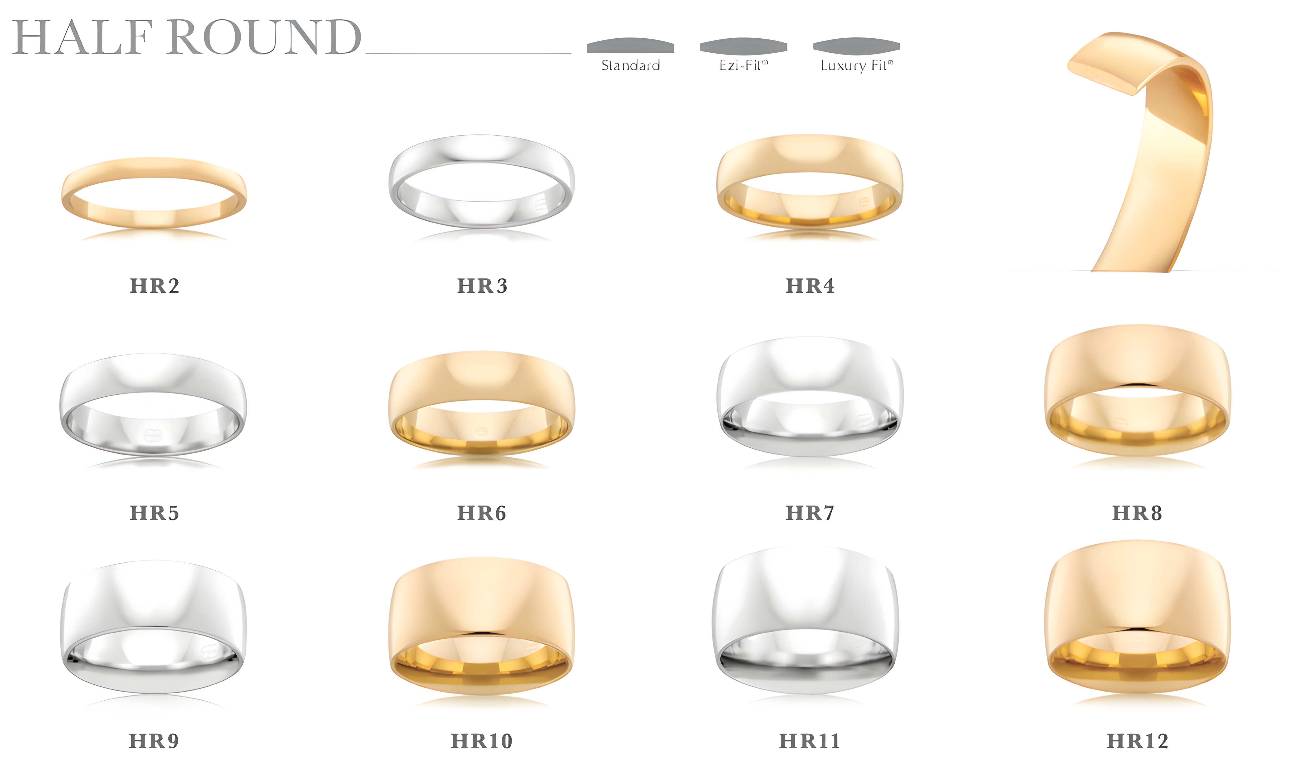 P.W. Becks Ladies Classic Half Round - HR