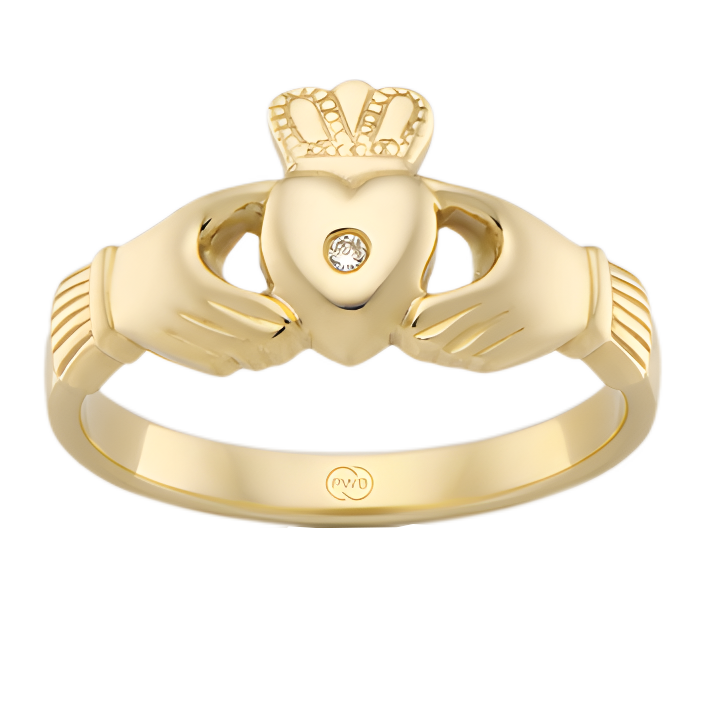 Irish Claddagh Diamond