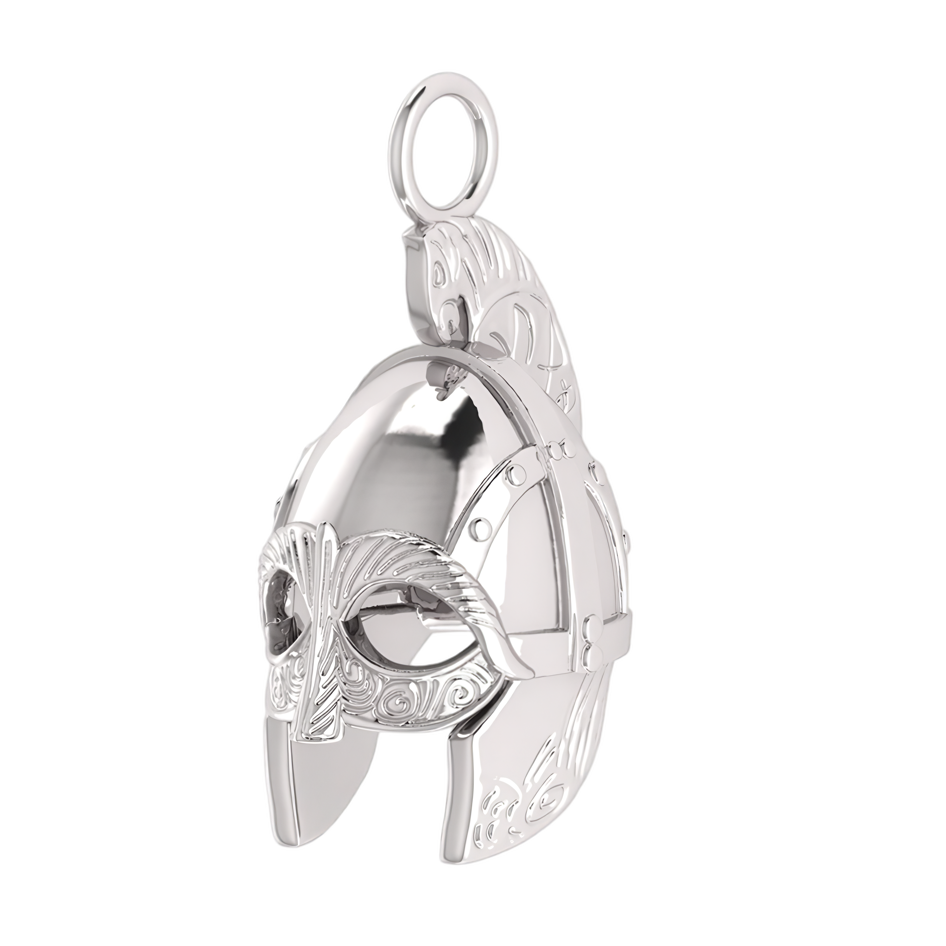 Rohan Helmet Pendant with Chain - PN275