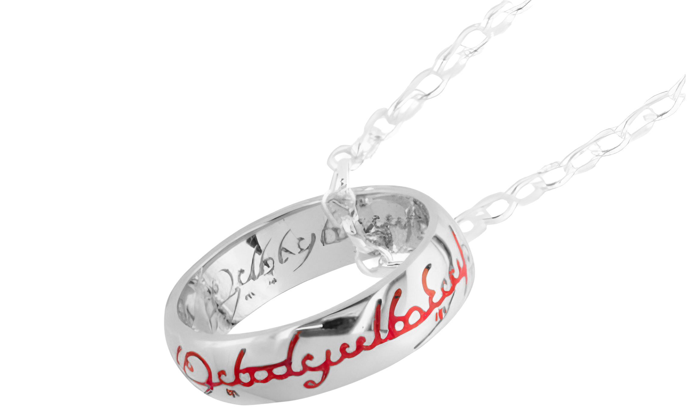 The One Ring with Sterling Siver Belcher Chain - PN65