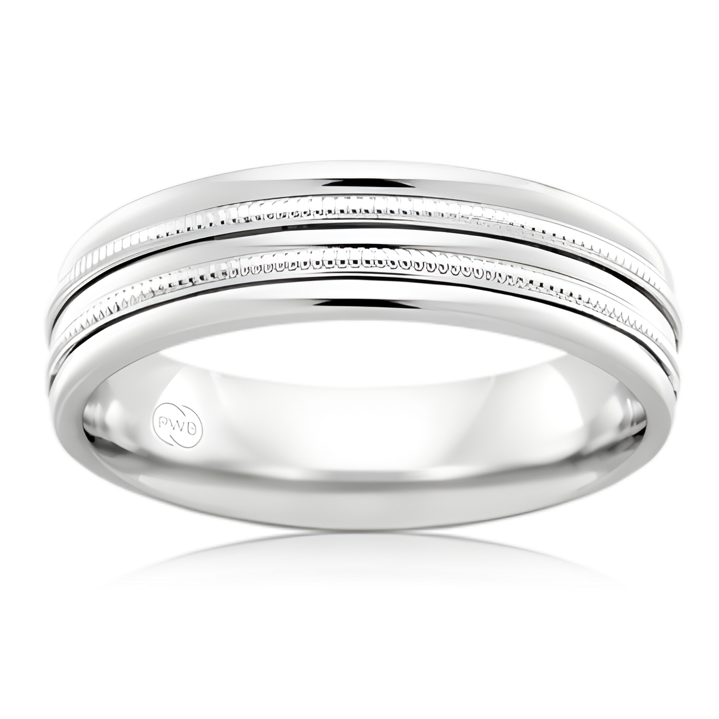 P.W. Beck Twin Milgrain Band - J1773