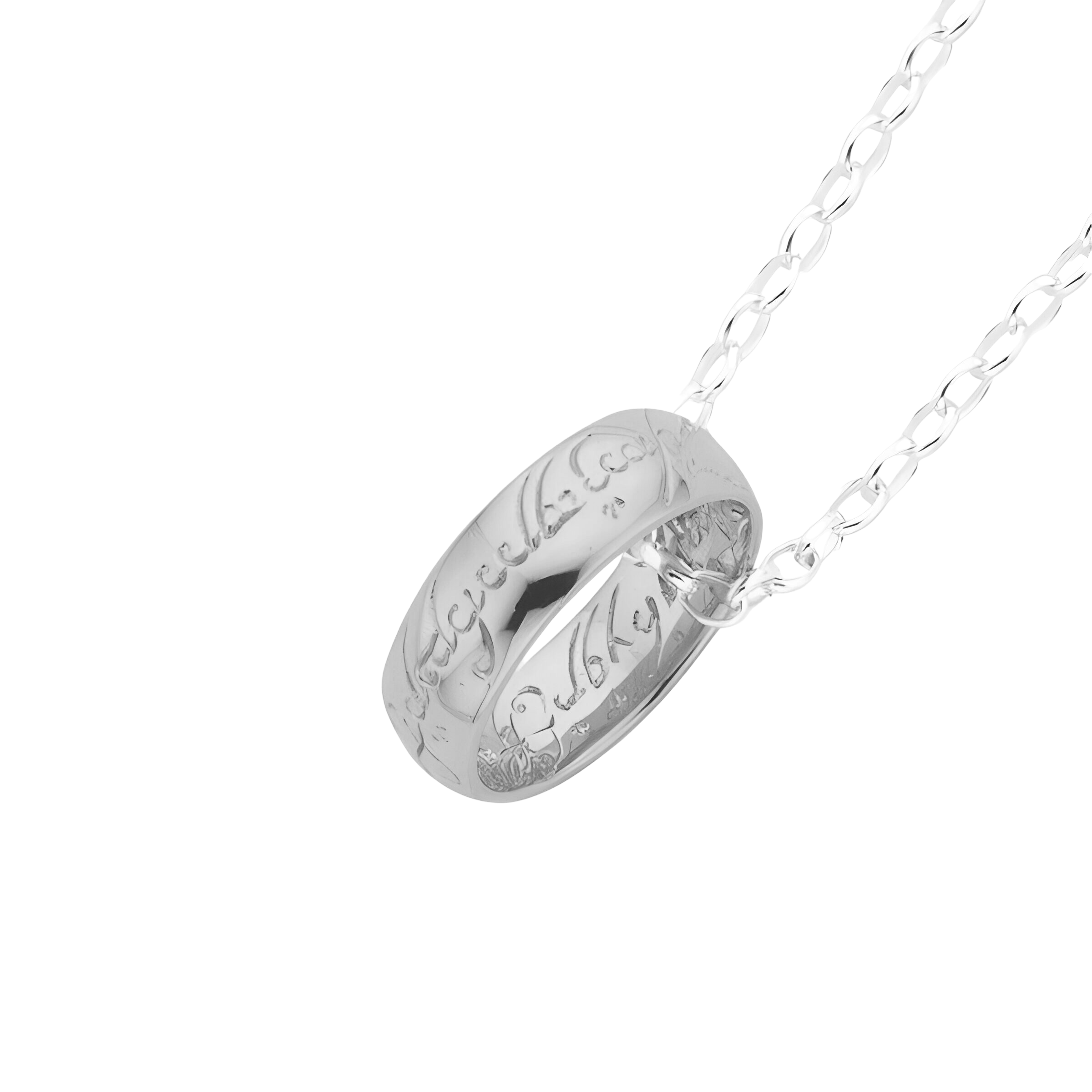 The One Ring with Sterling Siver Belcher Chain - PN64