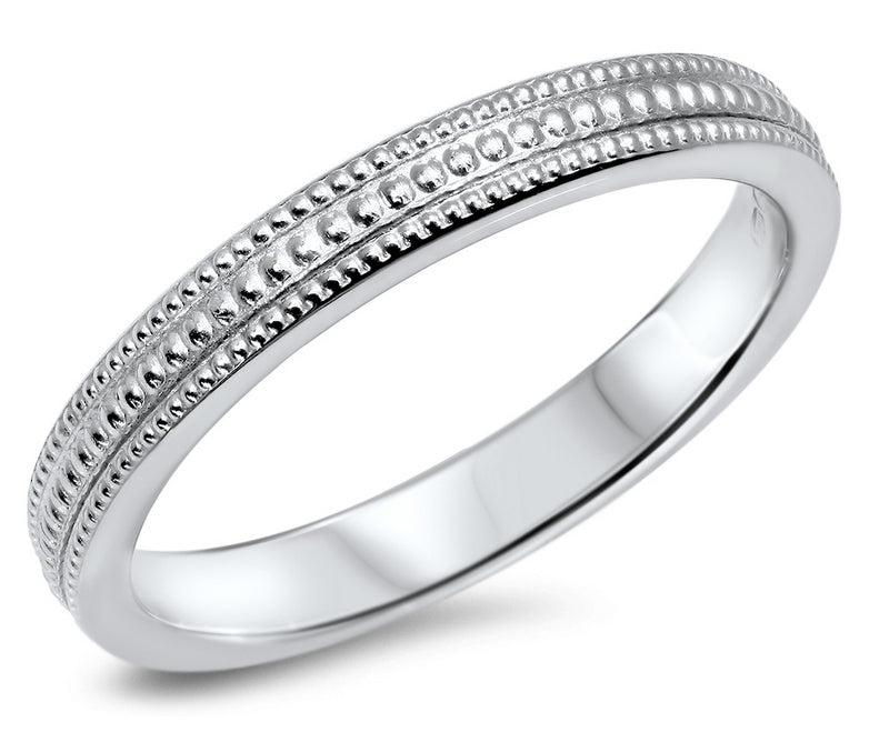 Ladies beaded Wedding ring