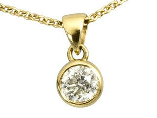 Stunning .66ct diamond pendant