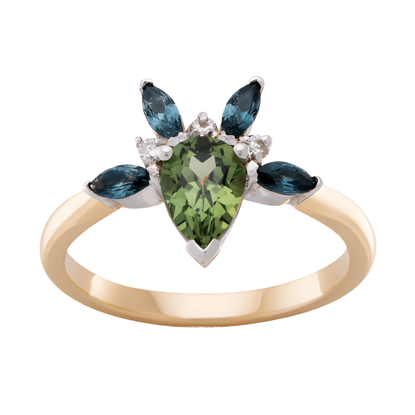 P.W. Becks Two Tone Sapphire and Diamond - 2TJ5120