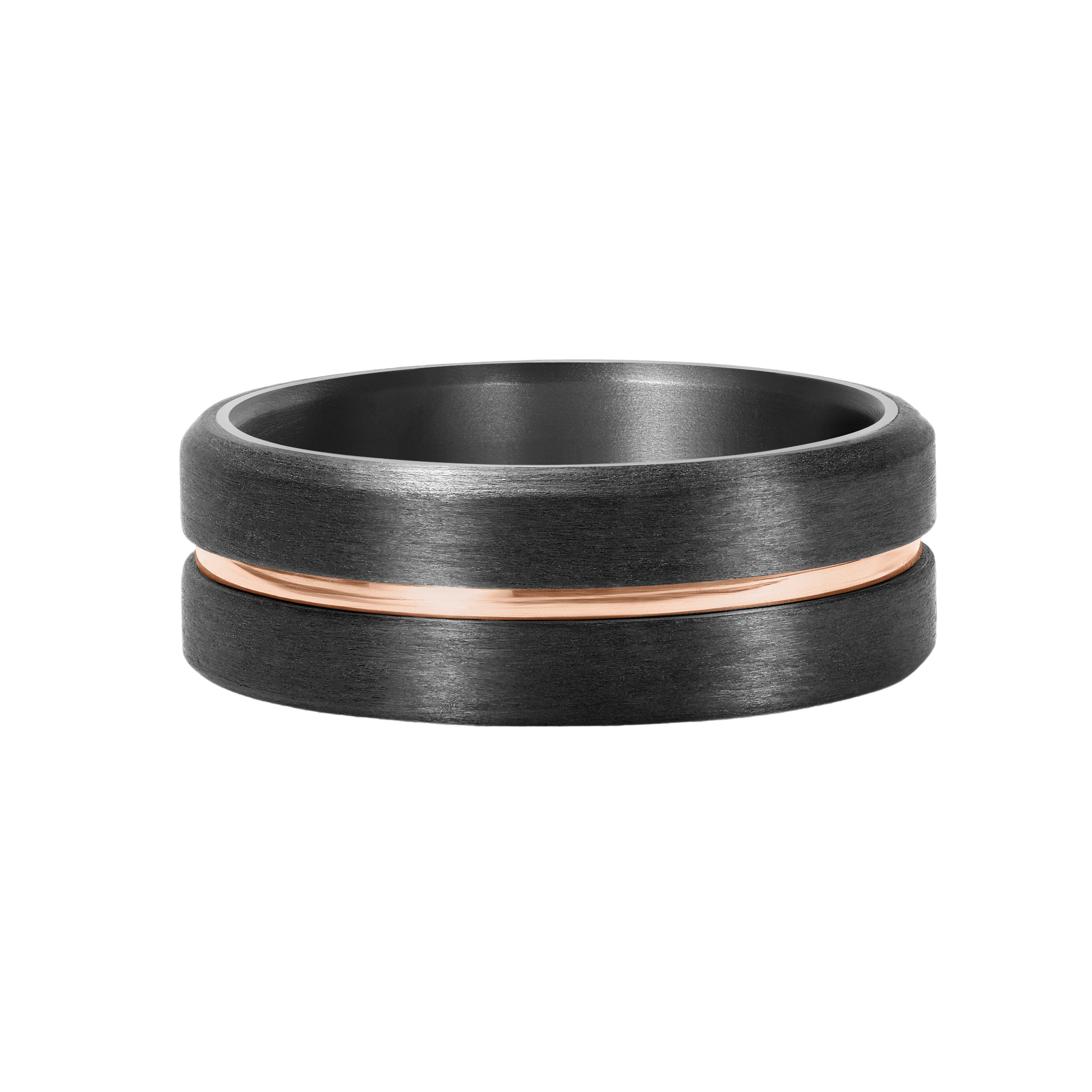 Dora Grooved Gold Tantalum and Carbon Fiber - 618A05