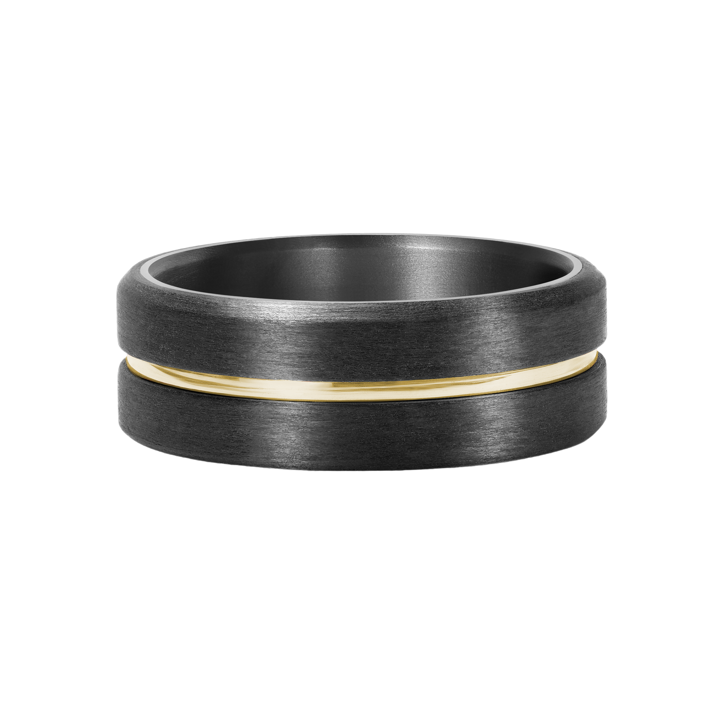 Dora Grooved Gold Tantalum and Carbon Fiber - 618A05