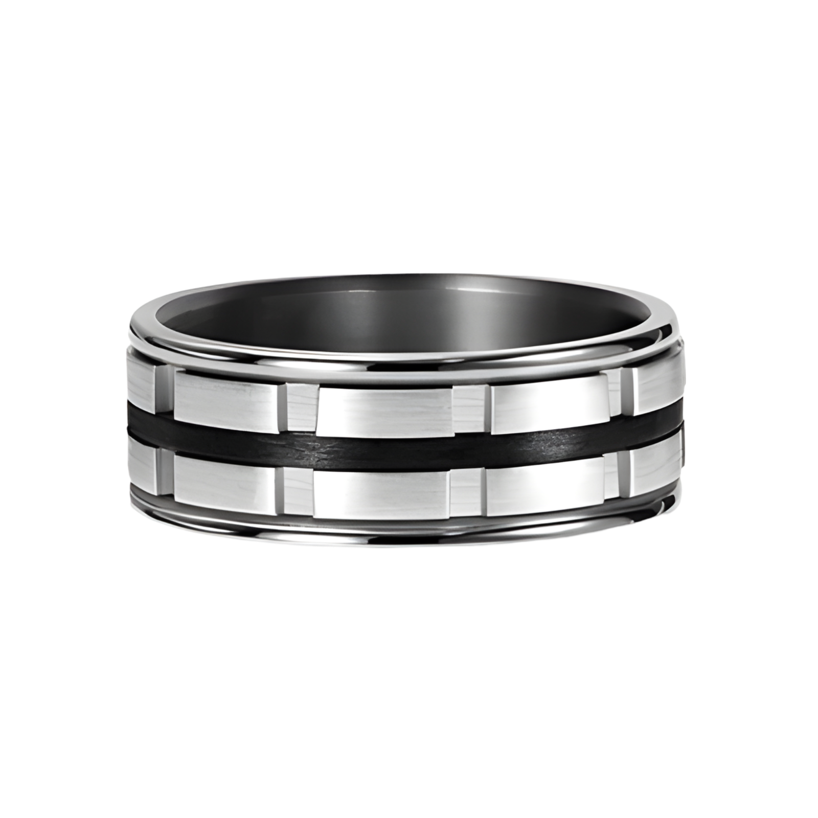Dora Tantalum White Gold and Carbon Fiber - 662A02