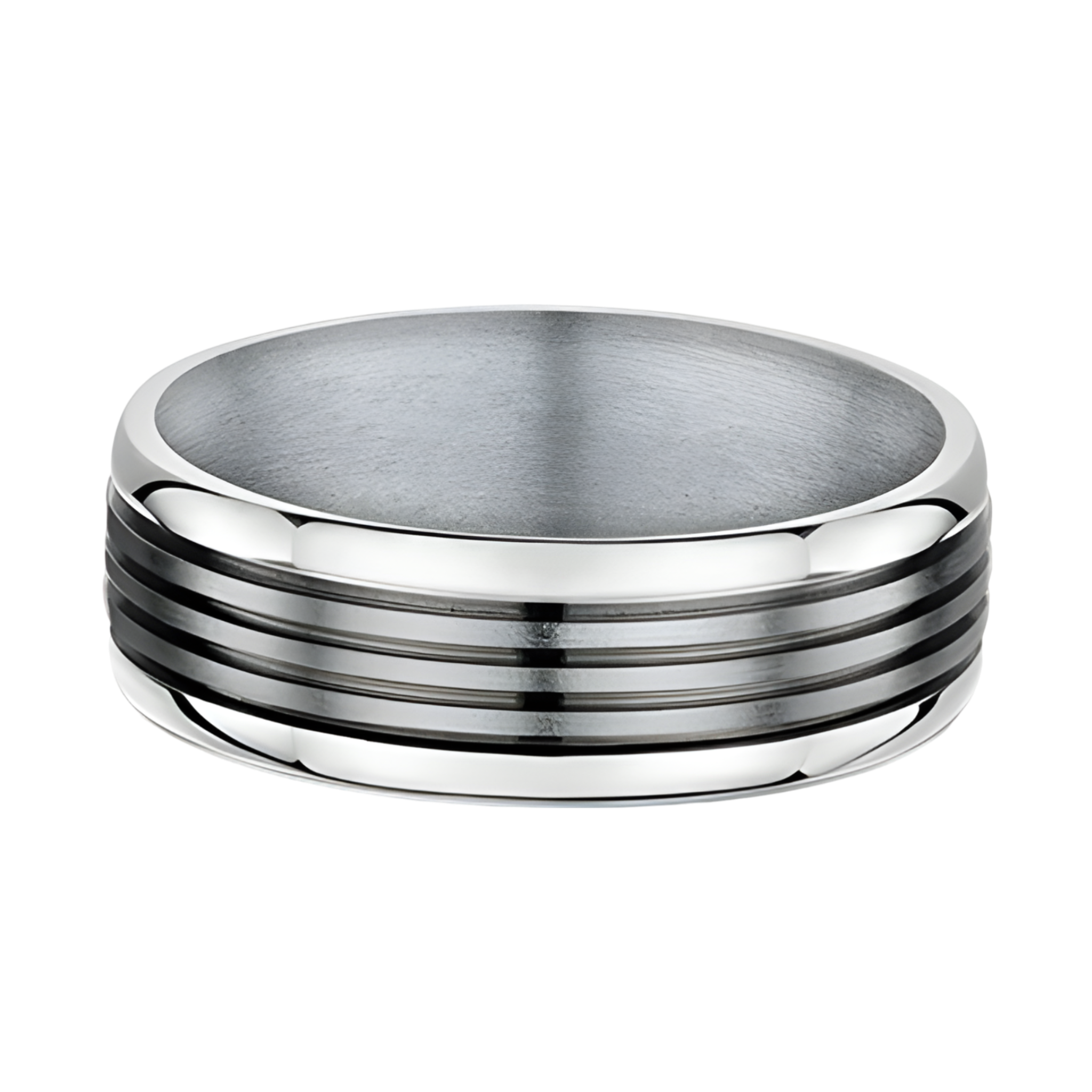 Dora Geo Ribbed Titanium and Gold - 7219T00