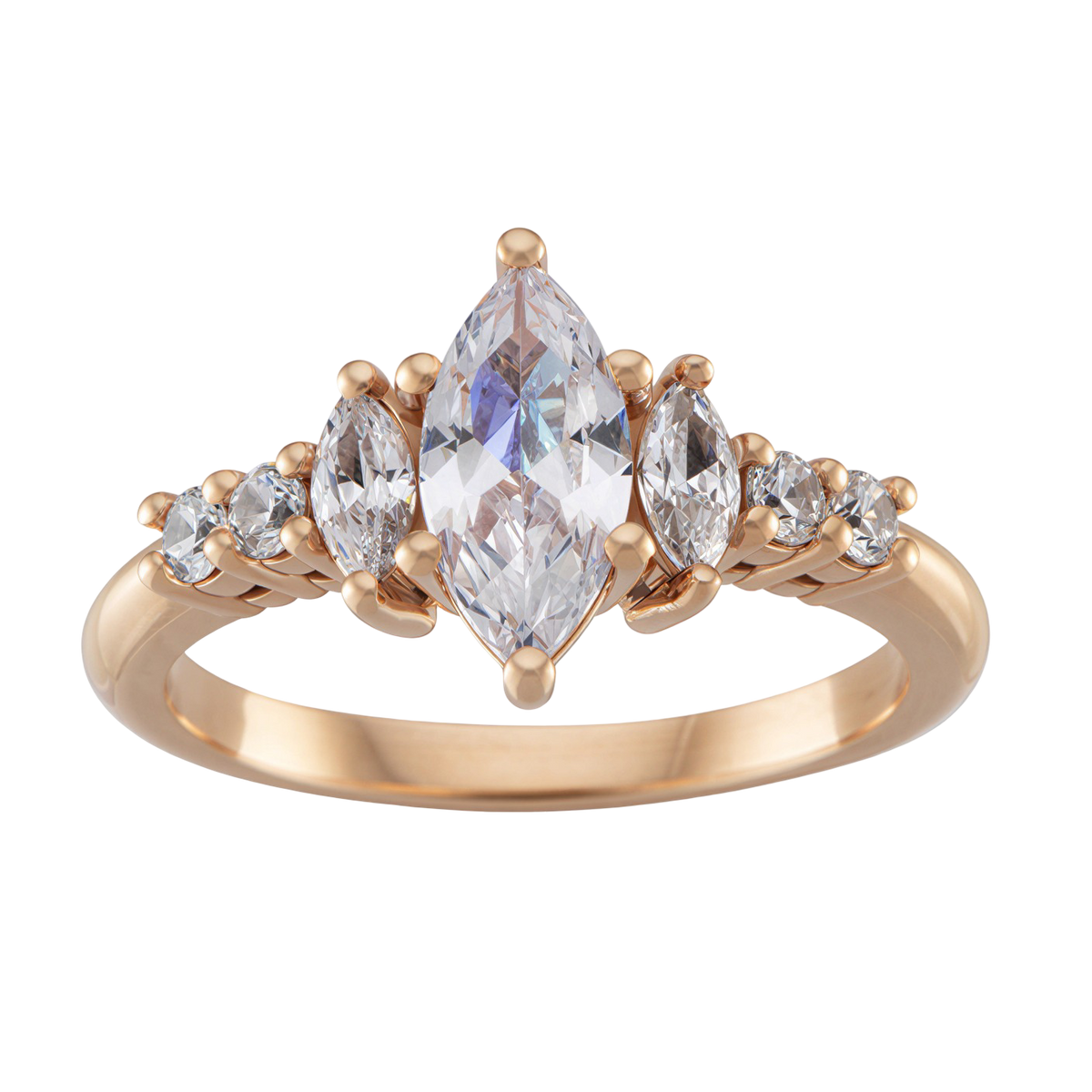 P.W. Becks Marquise Engagement Ring - J5201