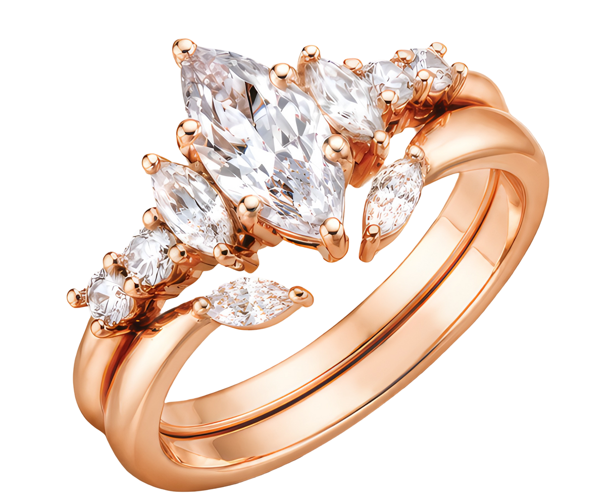 Combination only - Engagement ring sold seperately.