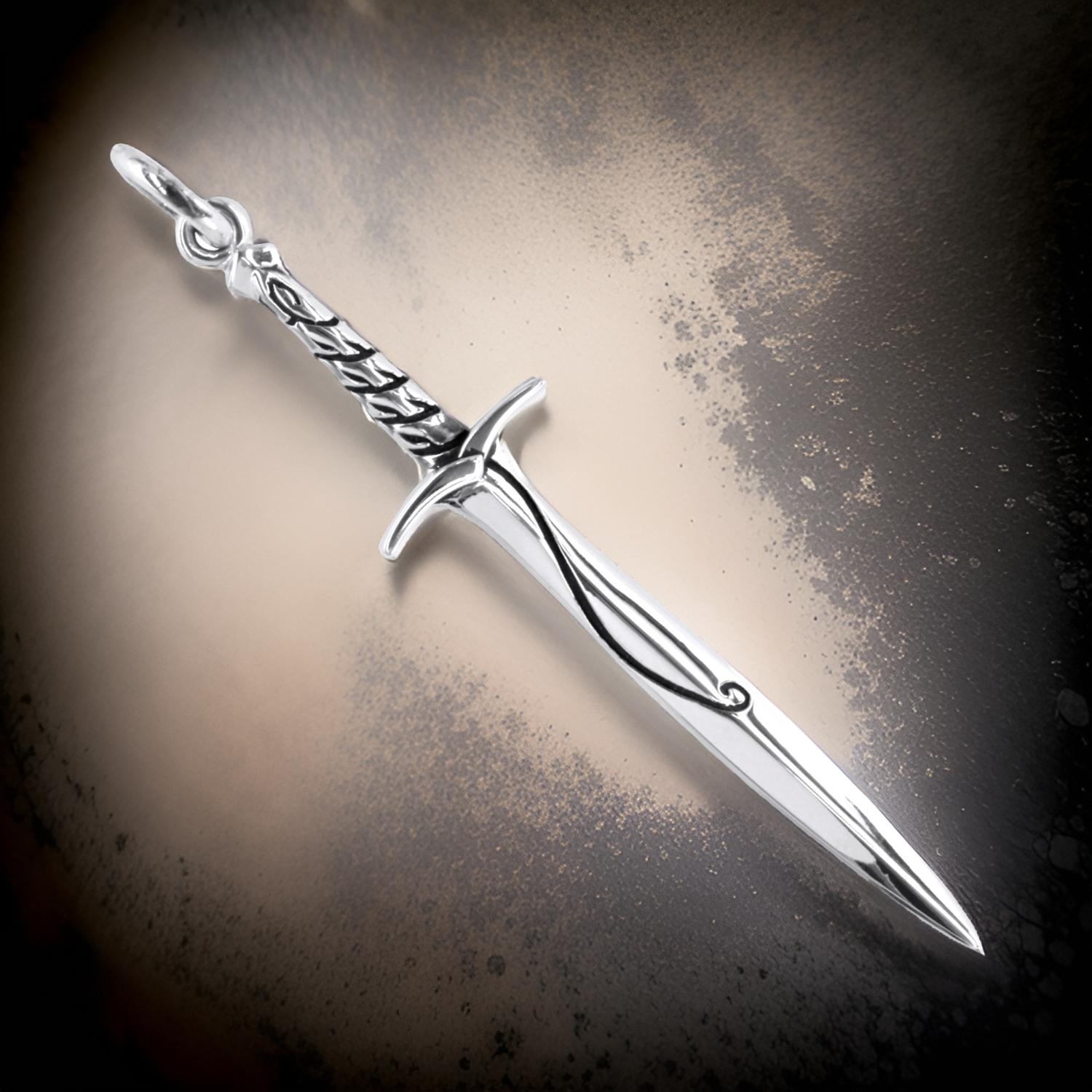 Bilbo's Sword Sting, Oxidised Pendant - PN171