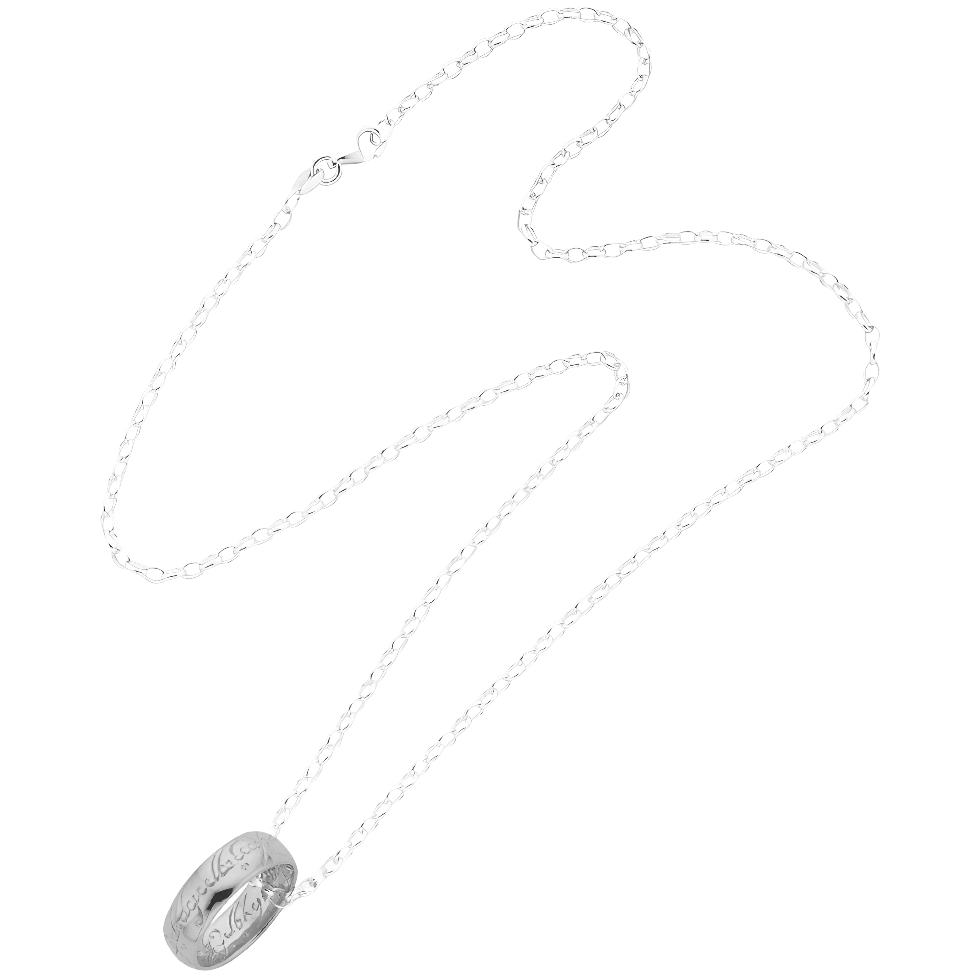 The One Ring with Sterling Siver Belcher Chain - PN64