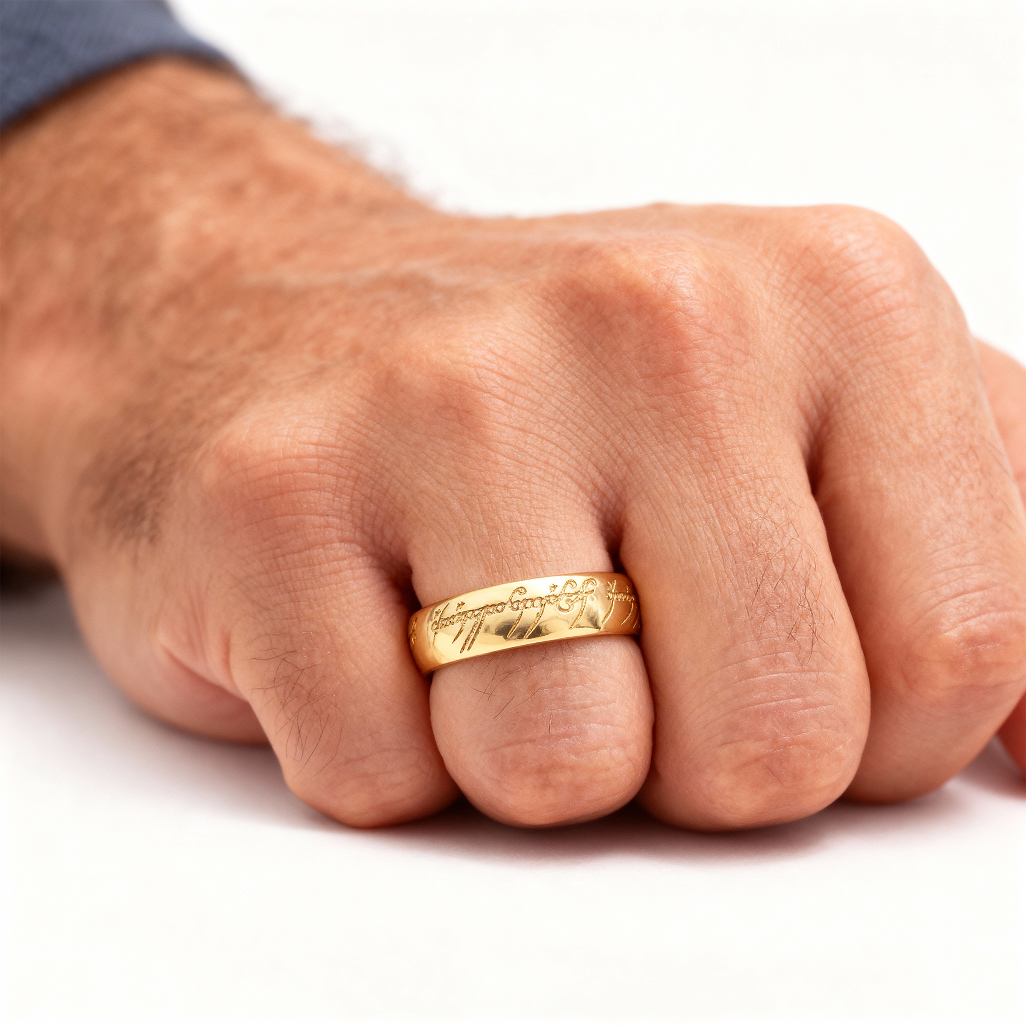 Full Script, Official Lord of the Rings "The One" Ring - WD446