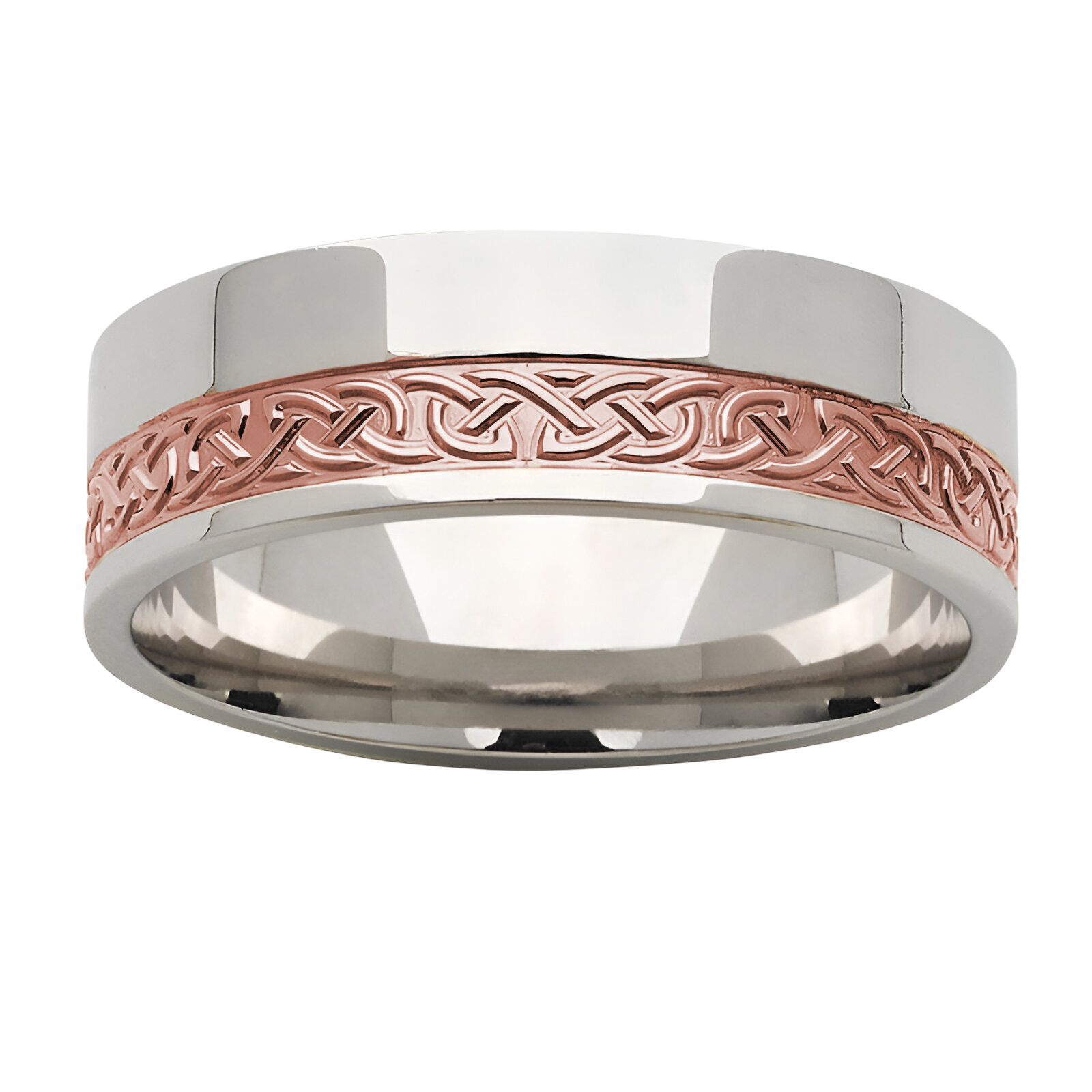 White Gold Celtic Band - WD479