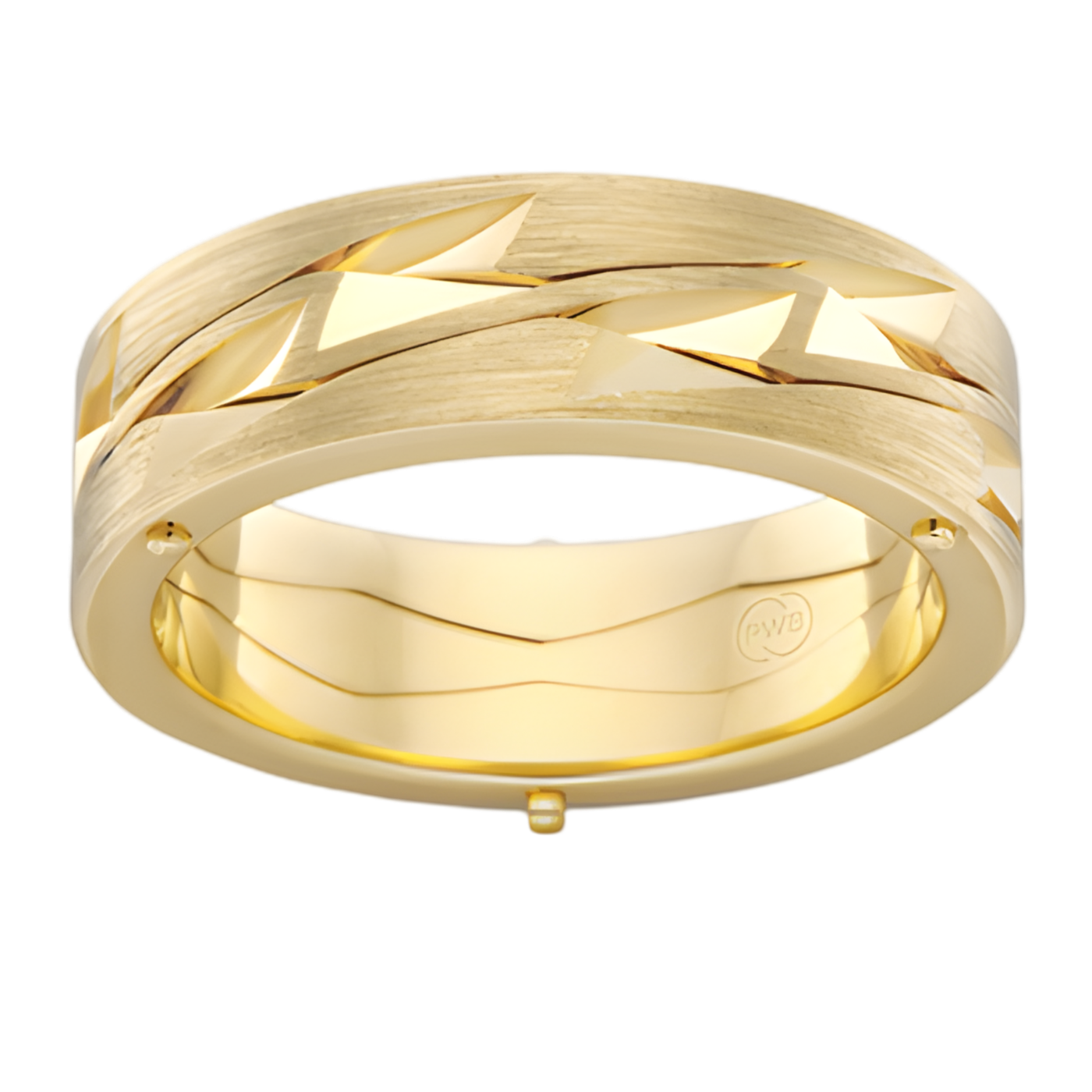 P.W Beck Satin Geometric Facetted - J4141