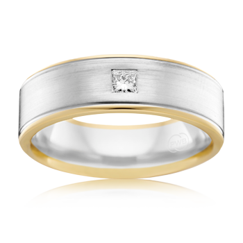 Diamond set Mens wedding,ring