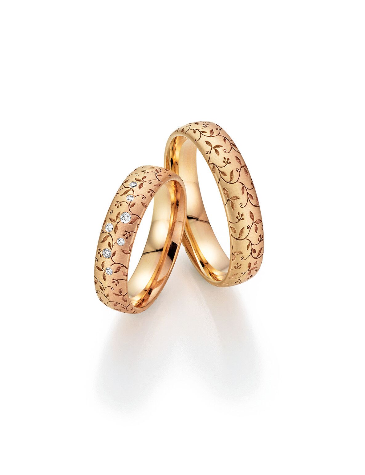 Fischer 18ct Floral Wedding Ring