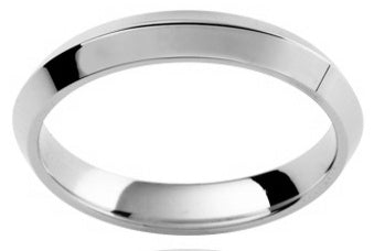Pyramid shaped wedding band