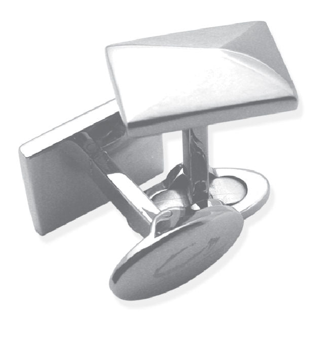 Men's stainless steel cuff links