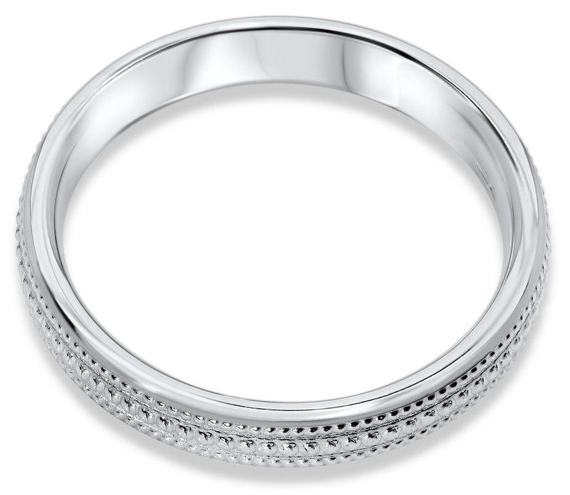 Ladies beaded Wedding ring