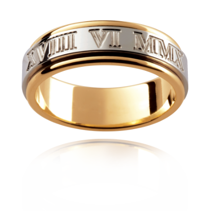 Personalized date ring
