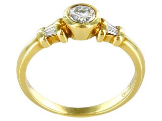 Brilliant engagement ring