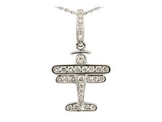Diamond aircraft pendant