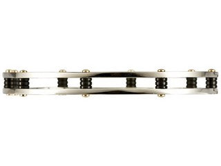 Hot Steel black and steel men's bracelet