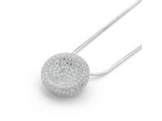 Vina 'Lexy' micropave pendant with chain