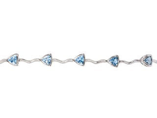 Ladies Blue Topaz Bracelet