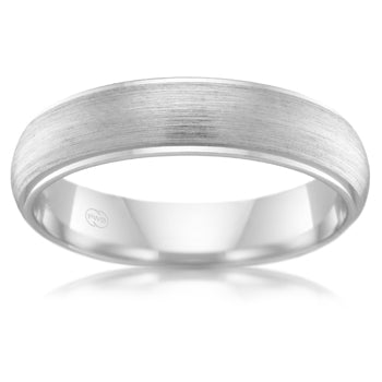 Rounded profile with satined center