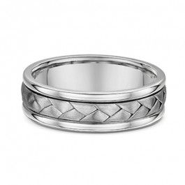 Dora Platinum Weave European Men's Wedding Ring - Dora 1074000-A14385