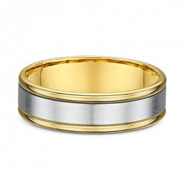 Platinum and 18ct Yellow Men's Wedding Ring you can choose the band depth and you can select a width that is most suitable for you -A14166