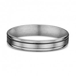 Dora Mens Titanium Wedding ring with rounded edges, the band is 1.6mm deep-A14153