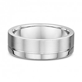 Dora Platinum 950 stripe wedding ring 1.7mm deep, you can select the band width that best suits you-A14050