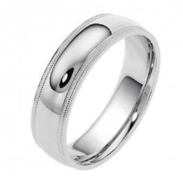 Dora brand Platinum Mens wedding ring - Dora - 5509008-A14000