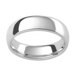 9ct white Gold wedding ring styled with a fully rounded top edge and inside.
This band is a strong 2mm deep, you can select a different width to suit you.
-A13792